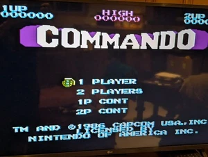 Commando (NES, 1986) Tested! - Read - Picture 1 of 5
