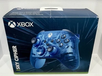 Xbox Wireless Controller Ghost Cipher Special Edition (Blue) (QAU-00150) (NIB) - Image 1 of 3