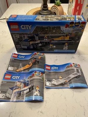 LEGO 60151 - CITY: Transportador Dragster, ¡¡solo caja y manual!!! Foto 1 de 2
