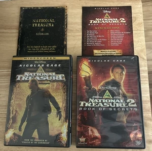 Disney's National Treasure 1 and 2  I, II (DVD) Nicholas Cage - Picture 1 of 9