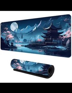 Tapis de Souris XXL 800x300mm Imperméable Antidérapant Cherry Blossom - Photo 1/5