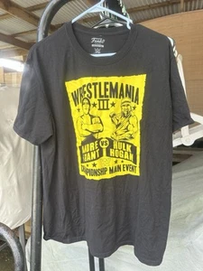 WWE Wrestling ANDRE vs HULK Wrestlemania III Main Event X-Large schwarz T-Shirt - Bild 1 von 3