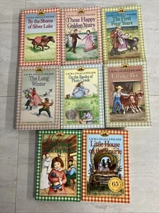 Little House on the Prairie Book Lot of 8 Laura Ingalls Wilder Vintage Set 1994 - Imagen 1 de 11