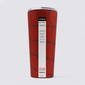 Bicchiere Corkcicle Classic in acciaio inox triplo isolamento 24 oz Marvel SpiderMan - Foto 1 di 5