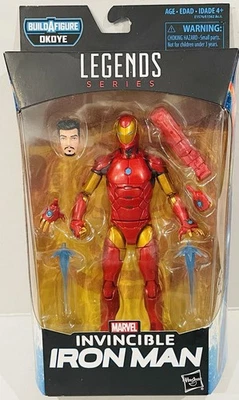 MARVEL LEGENDS SERIES INVINCIBLE IRON MAN 6” ACTION FIGURE OKOYE WAVE [M5] - Image 1 of 4