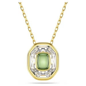 Colgante Swarovski Cristal Croma Corte Octágono, Verde, Chapado en Tono Dorado 5705580 - Imagen 1 de 6
