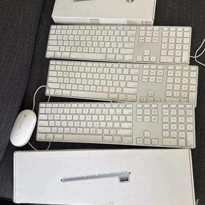 🔥 Genuine Apple A1243 Wired USB Keyboard for iMac Mac Mini Mac Pro w/Keypad - Image 1 of 3