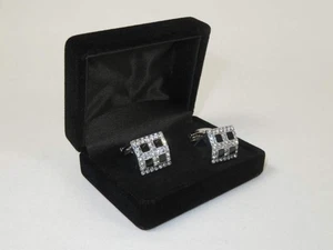 Herren J.Valintin Manschettenknöpfe von Vitorofolo für französisches Manschettenhemd V39-72 Silber Diamo - Bild 1 von 4