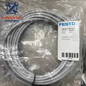 SIM-M12-4GD-5-PU 1SZT NOWY Festo Kabel połączeniowy w pudełku Szybka wysyłka - Zdjęcie 1 z 3