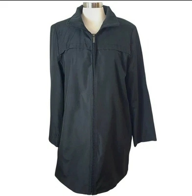 Calvin Klein Mens Jacket XL Black Full-Zip Midweight Preppy Performance Golf - Image 1 of 4