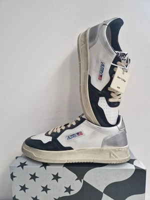AUTRY SNEAKERS AVLM SVM MEDALIST  SUPER VINTAGE  SILBER-SCHWARZ-WEISS Gr. 44 - Bild 1 von 4