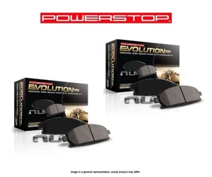 Powerstop Z17 Evolution Ceramic Front+Rear Brake Pads+Hardware PS106451 - Picture 1 of 3
