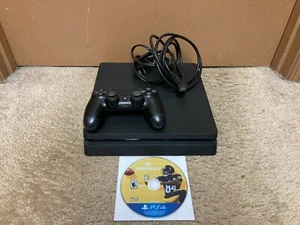 Sony PlayStation 4 (PS4) 1TB Slim Console CUH-2015B w/ Games EXCELLENT! - Picture 1 of 8
