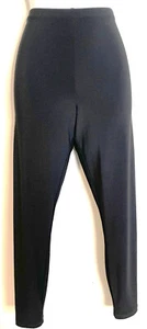 Sympli Black Stretch Knit Capri Leggings 2 NWOT New - Picture 1 of 6