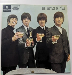 THE BEATLES IN ITALY  ISRAEL ISRAELI LP  1ST MONO CHAMPAGNE COVER - Picture 1 of 12
