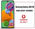 Vodafone UK Samsung Galaxy A90 5G KOD ODBLOKOWUJĄCY Vodafone tylko sieć w Wielkiej Brytanii