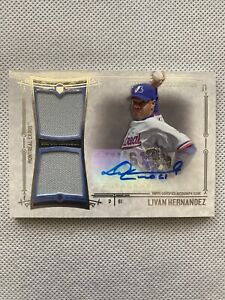 LIVAN HERNANDEZ - #ed 039/199 2015 Topps Museum Collection RELIC AUTO #SSD-LH