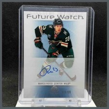 2022-23 SP Authentic Marco Rossi Wild Retro Future Watch AUTO RC 70/199 #AHI