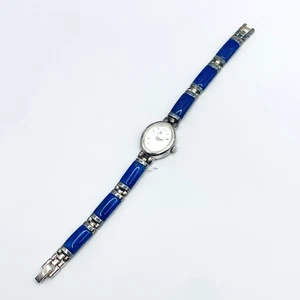 Aria Womans blau Lapis Sterlingsilber 0,925 Damenuhr, funktioniert nicht - Bild 1 von 14