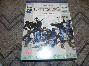 2004 GMT Games Three Days Gettysburg July 1-3 1863 Sealed New - Picture 1 of 1