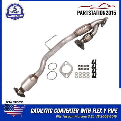 Se adapta a Nissan Murano 3,5 L 2008-2019 Flex Y tubo y convertidor catalítico 12H43-240 Foto 1 de 4