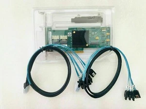 LSI 6Gbps 9240-8i FW:P20 IT Mode ZFS FreeNAS unRAID + 2*SFF-8087 SATA Cable US - Picture 1 of 3