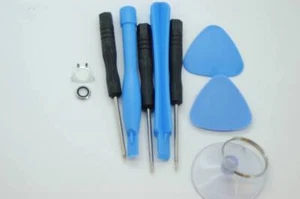 Lente para cámara trasera con anillo de cubierta + soporte + kit de herramientas para iPhone 6S Plus plateado - Imagen 1 de 1