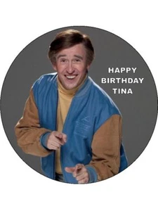 ALAN PERTRIDGE 7.5 COMESTIBLE GLASEADO CUMPLEAÑOS PASTEL TOPPER - Imagen 1 de 1