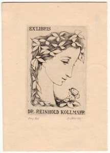 LUDMILA JIRINCOVA: Exlibris für Reinhold Kollmayr - Picture 1 of 1