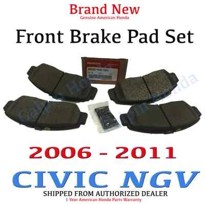 2006 - 2011 Honda CIVIC NGV GX Genuine Factory OEM Front Brake Pad Set  - Image 1 of 4