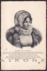 MADAME DE LA VALETTE 01 Émilie-Louise de Beauharnais - FRANKREICH FRANCE Postkarte - Bild 1 von 1
