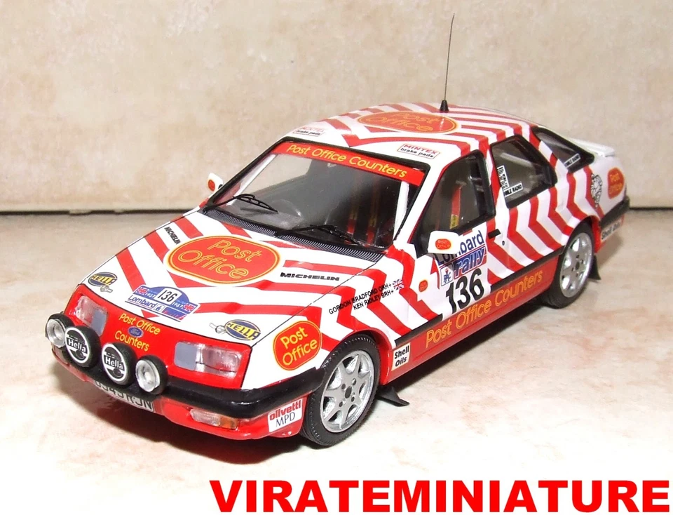 FORD SIERRA XR4X4 77° RAC RALLYE 1987 KEN RIDLEY TROFEU LIMITEE A 150 EX 1/43 - Photo 1/1