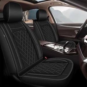 Fit for Ranger Seat Covers, 5 Seats Full Set Faux Leather Car Seat Covers for... - Picture 1 of 7
