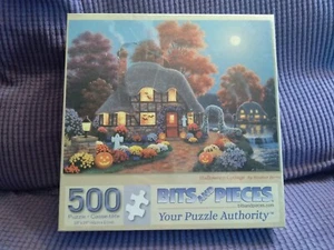 HALLOWEEN COTTAGE VON HEATHER BURNS - NEU - TEILE 500 GROSSE TEILE PUZZLE - Bild 1 von 7