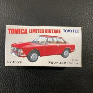 Tomica Limited Vintage Alfa Romeo 1750 GTV LV-155a TOMYTEC Red 1/64 - Picture 1 of 10