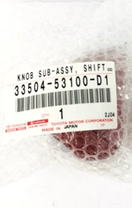 TOYOTA LEXUS GENUINE IS-F ISF RED SHIFT KNOB 33504 - 53100 - D1 - Picture 1 of 9