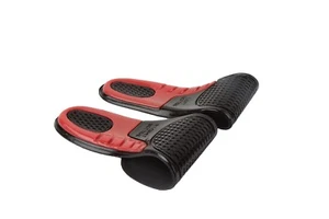 Massaging Gel insoles for Running or Hiking Shock Absorption (Black Red) - Imagen 1 de 4