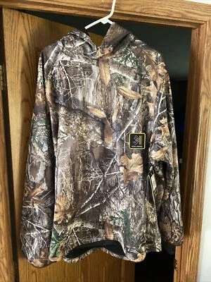 REALTREE Men's Edge Camo Tech Hoodie w/Built-In Neck Gaiter M, 2XL, 3XL - Image 1 of 2