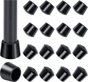 Chair Leg Caps, Non Slip Chair Tips 7/8'' Rubber Folding Chair Leg Caps, - Picture 1 of 9