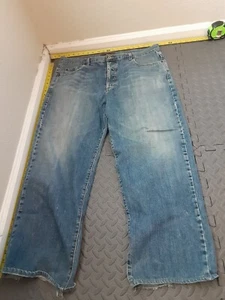 Stussy Vintage Jeans Mens size 38 x 27 , Baggy Jeans Y2K Vintage #S193 - Picture 1 of 11