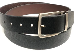 Cintura reversibile, vera pelle, 100% grana superiore (larghezza 1/2"), Stati Uniti, nero e marrone - Foto 1 di 6