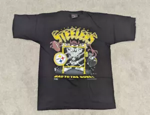 Pittsburgh Steelers Taz T-Shirt Mens L Large New NOS Football Black 1995 NFL - Picture 1 of 15