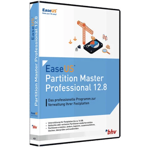 EaseUS  Partition Master Professional 12.8 - Bild 1 von 1