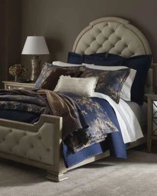 Ralph Lauren Ludlow Payge Navy Blue King Pillow Sham NWT $185 - Image 1 of 3