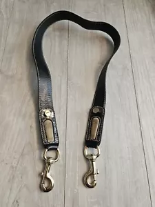 💥GUCCI~ TRACOLLA DI RICAMBIO ~ HARDWARE VINTAGE ORO RESISTENTE NERO - Foto 1 di 10