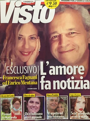 Visto 2020 27.Enrico Mentana & Francesca Fagnani,Giulia Salemi,Luca Turco - Immagine 1 di 4