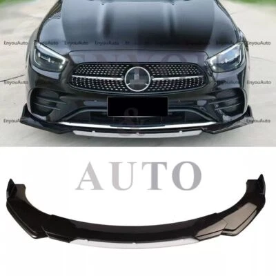 for Mercedes-Benz CLS350 CLS400 Front Bumper Lip Spoiler Splitter Black White - Image 1 of 4