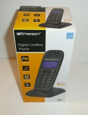 Emerson Digital Cordless Phone Dect 6.0 Expandable 1 Phone Hands Free  - Image 1 of 4