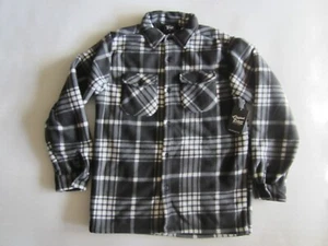 NOS ORIGINAL DELUXE PLAID SHIRT JACKET WITH SHERPA FLEECE LINING SIZE S MSRP $45 - Picture 1 of 10