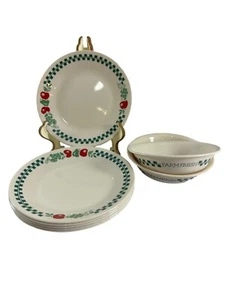 Corning Corelle Farm Fresh Lot 8 Pieces Bowls Bread Side Plates Modern Farmhouse - Picture 1 of 7